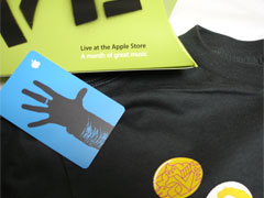 AppleStore LIVE Tシャツ